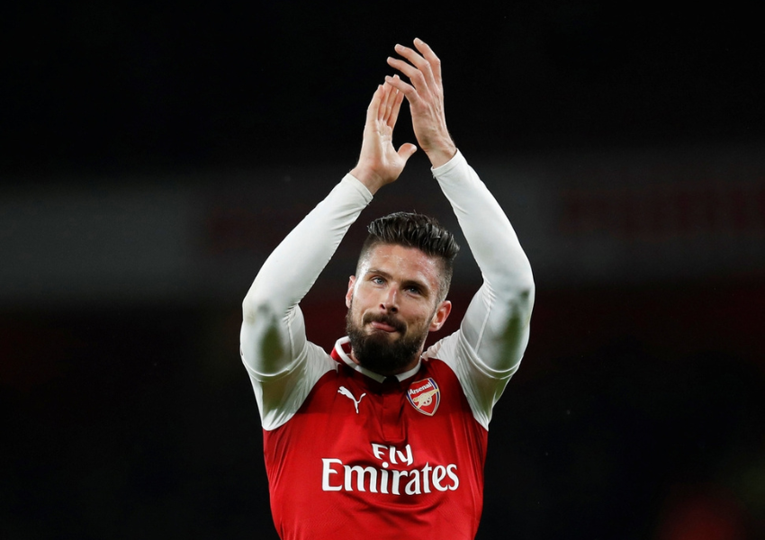 Olivier Giroud se souvient de ses débuts à Arsenal