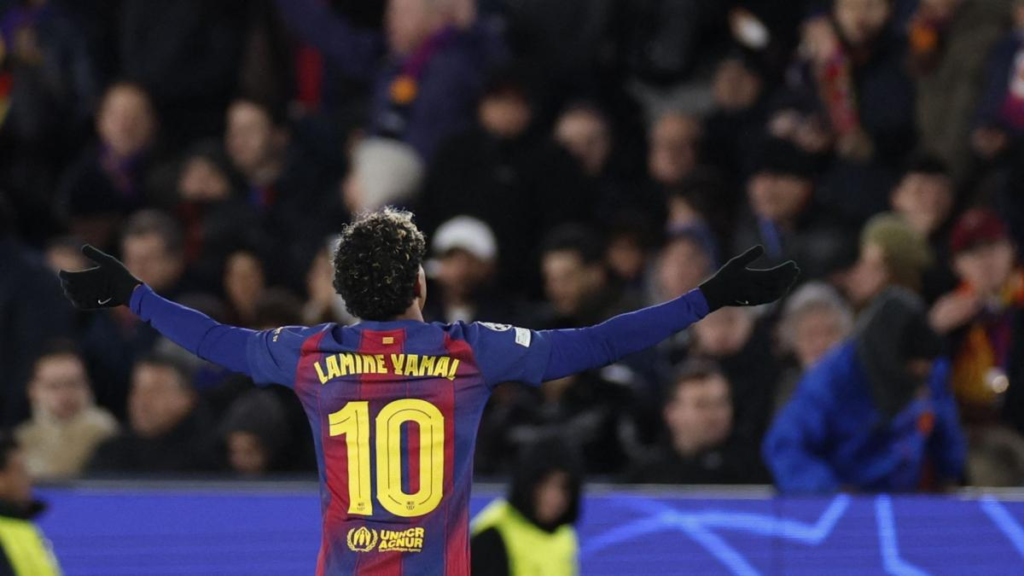 Triplé de Lamine Yamal