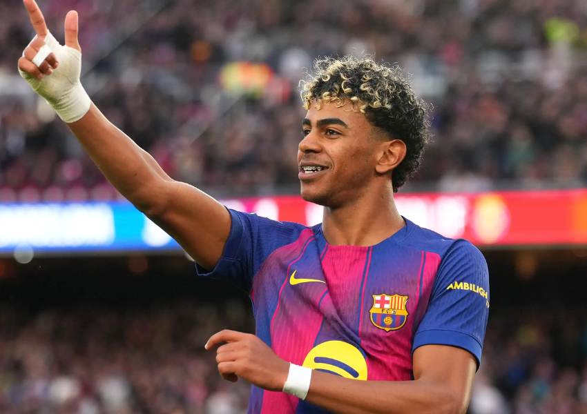 Triplé de Lamine Yamal  : 5 records brisés